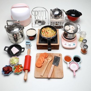 미니주방 세트 모형 진짜 요리 만들기 음식 DIY 세트 취미 장남감 놀이 미니어처, 89개 한정(장갑행주), 1개