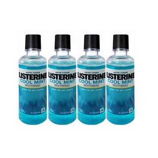리스테린 쿨민트 구강청결제, 100ml, 4개