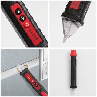 LED 비접촉 전압 검출기 멀티 전기 테스터기 블랙 ER43, 1개 전류제한기 LED 비접촉 전압 검출기 멀티 전기 테스터기 블랙 ER43, 1개 전류제한기