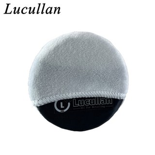 Lucullan 미니 포켓 극세사 자동차 왁스 연마 스폰지 슈퍼 파인 화이트 스웨이드 새틴 코팅 어플리케이터, 1PC Applicator, 1개