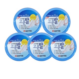 일양약품 고운발 크림 풋 케어 약국 발뒤꿈치 발관리용품 발로션, 100g, 5개