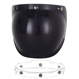 헬멧 오토바이 여름 바이크 빈티지 모토 실드 바이저 다색 마스크 버블 윈드 범용, 1 set-Q