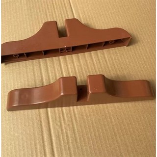 병풍 다리 지지대 나무 칸막이 부품 무도장 2개, 완제품, 플라스틱 커피색 1개
