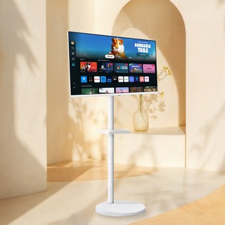 삼성 스마트모니터 M5 S27DM501 68.6cm 화이트+삼탠바이미 패키지 무빙스탠드 IPTV 거치대 패키지, 스마트모니터 M5+스탠드