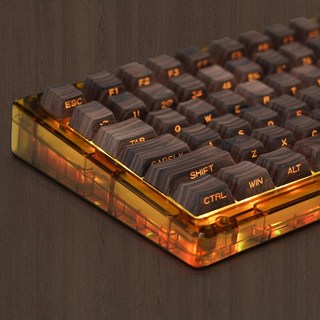 스마일준 월넛 클래식 우드 PBT 키캡