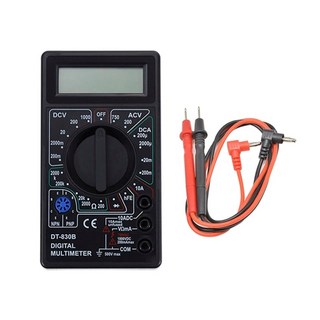 부저 기능 LCD 디지털 멀티미터 DT-830 AC 전압 다이오드 주파수 발광 디스플레이, [03] C, 1개