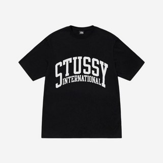 Stussy 스투시 인터내셔널 피그먼트 다이드 티셔츠 블랙