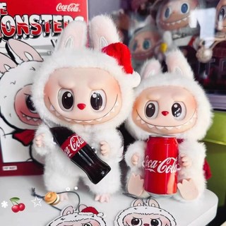 팝마트 라부부 코카콜라 인형 마카롱 키링 피규어 LABUBU, 1개, 스탠스 자세