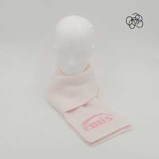 [국내매장판] 이미스 머플러 뉴 로고 샤기 화이트 + 머리끈