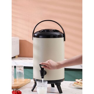 커피보온통 10L 스텐 대용량 디스펜서 육수 음료 업소용, 10L 블랙, 1개