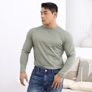 레그데이 남자 머슬핏 분또 기본 무지 긴팔 티셔츠 6color