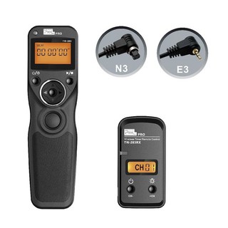 캐논용 무선 셔터 릴리스 픽셀 TW-283 E3/N3 리모컨 타이머 케이블 EOS R5 R6 R3 1300D 1100D 760D 70D 80D IV III 1D 6D 후지필름 GF, 1개