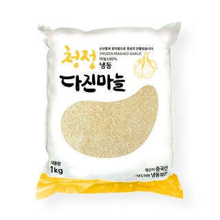 청정 냉동 다진마늘 1kg(중국제조), 1kg, 1개
