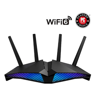ASUS RT-AX82U ROG 라우터 AX5400 듀얼 밴드 와이파이 6 게임 가속 메시 MU-MIMO 모바일 향상 스트리밍, 01 New, 1개