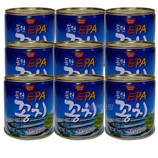 동원 꽁치 통조림, 280g, 9개
