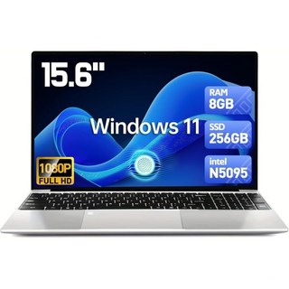 2025 최신 15.6인치 노트북 윈도우 11 32GB 듀얼 채널 RAM 512GB SSD 인텔 쿼드코어 프로세서최대 2.9인치GHz 1080p IPS FHD 디스플레이 백라이, 15.6''-8GB RAM