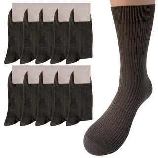 YMSOCKS [갑종양말] 신사 장목 쫀쫀 골지양말 10족 세트