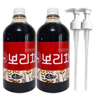 홍치마 대용량 국산 보리차 원액 액상 100%볶은보리 농축액 건강차 1000ml 다홍치마 (물병 X), 2개