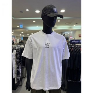 [라이프워크] 남여공용 트윌 배경 W 아트웍 반팔 티셔츠 화이트 (LW252TS642)