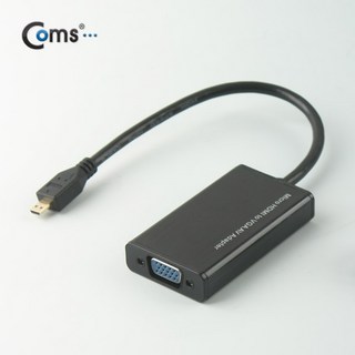 Micro HDMI to VGA RGB 젠더 컨버터 오디오지원 FW999, 상세내용표시