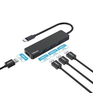 아이무버 4포트 USB3.0 멀티허브 스틱형, 1개