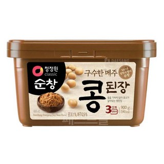 청정원 순창 구수한 메주 콩된장(사각) 900g, 1개