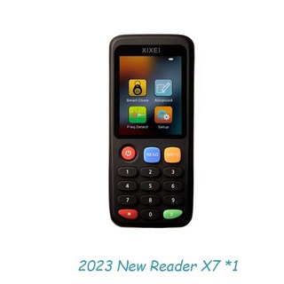 CUID 스티커 RFID 태그 복사기 2023 215 키 배지 카드 라이터 복제 프로그래머 X7 리더 1356Mhz NFC 스마트 125Khz T5577 Natg213 신제품, 1.X7 -Suit1, 1.X7 Suit1