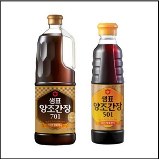 샘표 양조간장 701 (1.7L) + 501 (500ml) 세트, 총 2.2L 진간장701 샘표 양조간장 701 (1.7L) + 501 (500ml) 세트, 총 2.2L 진간장701