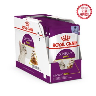 [로얄캐닌] 센서리 젤리 스멜 85g X 12P, 닭, 12개