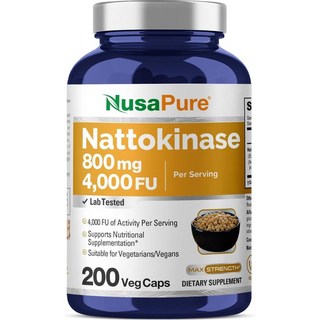 누사퓨어 낫토키나제 400mg, 1개, 10mg