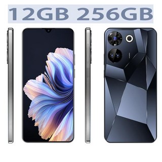 글로벌 오리지널 버전 안드로이드 C20 프로 5G 스마트폰 6.8 인치 16GB 1TB 8000mAh 50MP 108MP 얼, 한개옵션1, 02 BLACK12 256GB