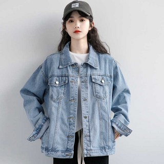 AD1026여자 봄 가을 여름 코튼 면혼방 고퀄 데님 청 카라넥 워싱 빈티지 카고 청바람막이 자켓 하프 바람막이 자켓 재킷 잠바 점퍼 아우터 루즈핏 캐주얼 데일리룩
