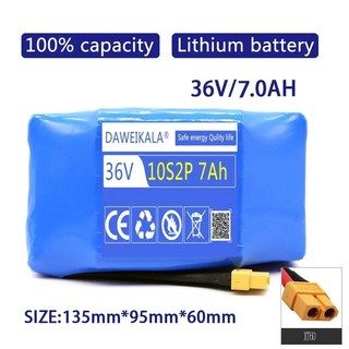 2025 업그레이드 36V 배터리 팩 전기 자체 균형 스쿠터 호버 보드 외발 자전거 용 12000mAh 충전식 리튬 이, 07 8Ah, 01 CHINA, 1개, 7Ah