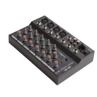 MPA TECH MIC MIXER KM-802 8CH 마이크믹스 국산제품