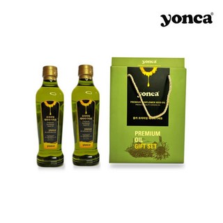 YONCA 용카 프리미엄 해바라기씨유 500ml 2p (PET) 선물박스포장, 1개