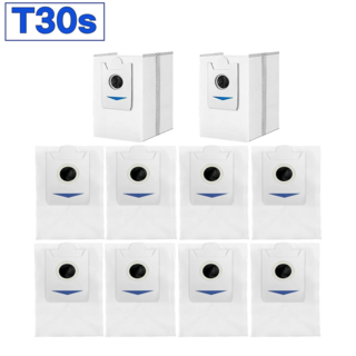 [호환] 에코백스 T30s pro 프로 / 걸레 더스트백 소모품, 10개, 먼지봉투