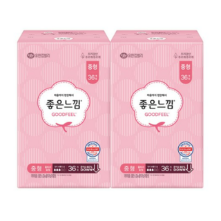 좋은느낌 에어핏 쿠션 생리대