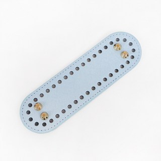 털실나라 메탈릭 소꼬발 일체형 가방바닥, 타원형 18.5x5.5cm, 스카이, 1개, 스카이