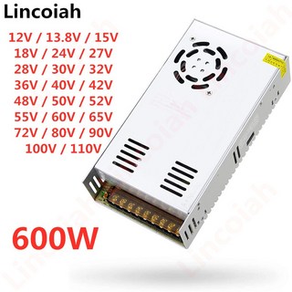 파워서플라이 컴퓨터파워 600W 스위칭 전원 공급 장치 12V 13.8V 15V 24V 27V 28V 30V 32V 36V 40V 42V 48V, China_60V 10A 600W, 17 60V 10A 600W