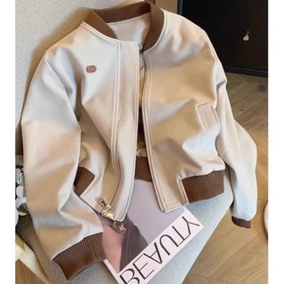 허그허그 브리치 _ 레브엔 배색 캐주얼 자켓