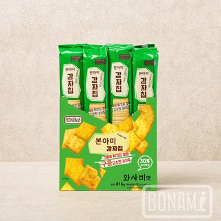 본아미 감자칩 와사비맛, 68g, 12개