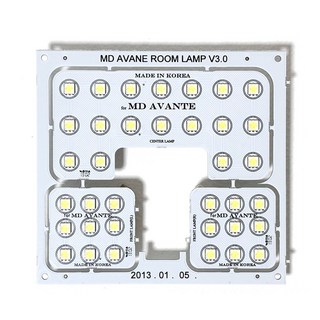 아반떼MD 전용 프리미엄 LED 실내등 풀세트, 1세트