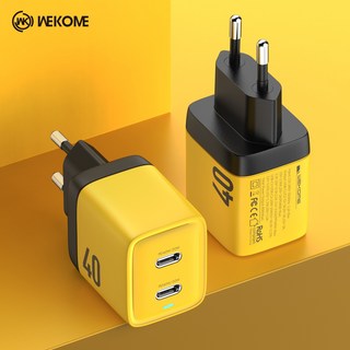 WEKOME 위컴 40W GaN 타입C 2포트 초고속 충전기