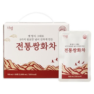 더햅 전통쌍화차, 1박스, 20개입, 100ml