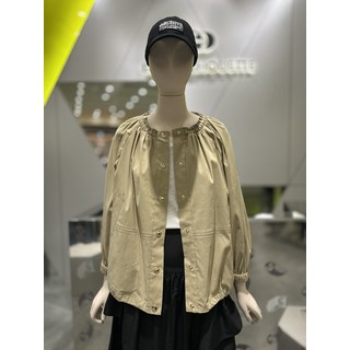 럭키슈에뜨 라운드넥셔링볼륨자켓 LFUAM24400 베이지 55