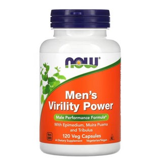 Now Men's Virility Power 120캡슐, 120정, 1개