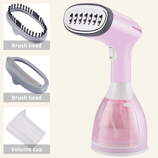 가정용 스팀 청소기 다리미 의류 1500W 미니 휴대용 스티머 세탁기구 15 초 빠른 가열, 01 Pink A_01 미국, [01] 미국