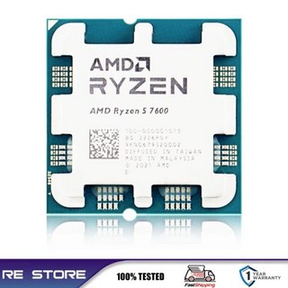 AMD Ryzen 5 R5 7600 3.8GHz 6 코어 LGA AM5 프로세서, 한개옵션1, 한개옵션2
