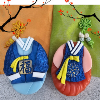 남 여단품 한복비누 세트