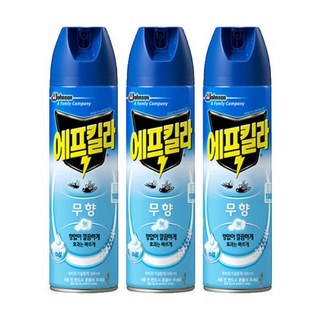 에프킬라 모기약 무향 500mlX3개 SC존슨, 3개, 1개입
